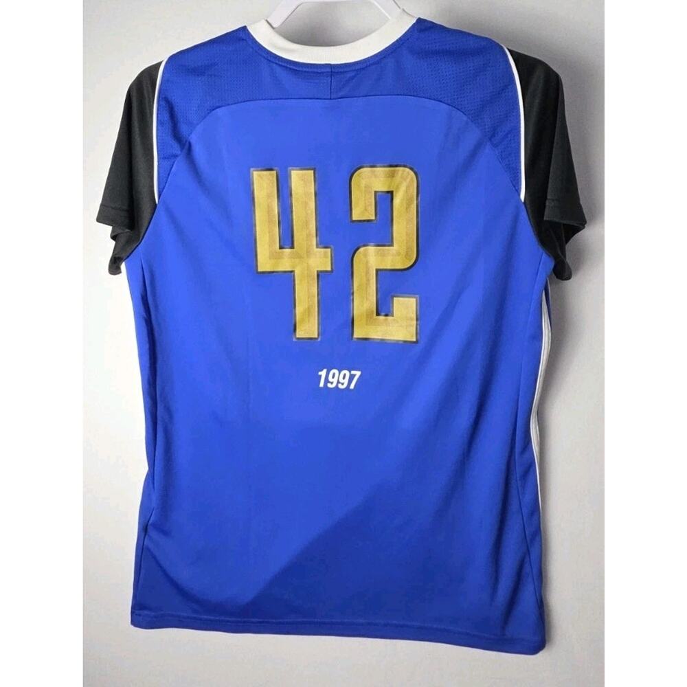 Adidas‎ Climacool Men's Soccer Jersey Blue L #42 1997 MIADADAS TEAM CREATE YOURS - Picture 6 of 10